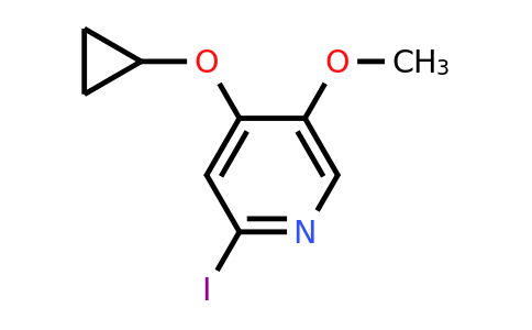 CAS 1243357-14-3 | 4-Cyclopropoxy-2-iodo-5-methoxypyridine