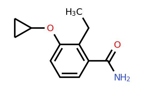CAS 1243357-15-4 | 3-Cyclopropoxy-2-ethylbenzamide
