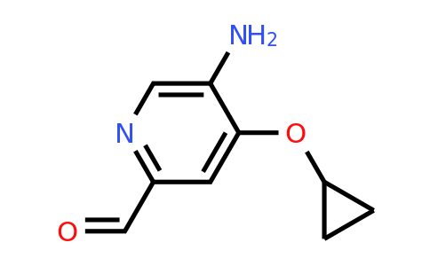 CAS 1243357-17-6 | 5-Amino-4-cyclopropoxypicolinaldehyde