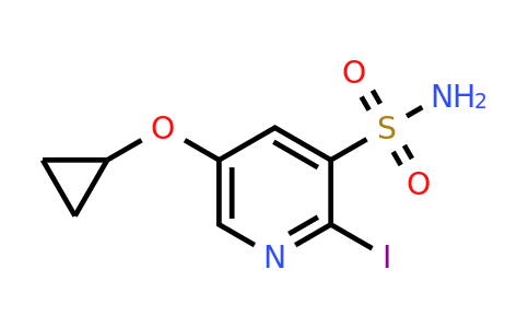 CAS 1243357-23-4 | 5-Cyclopropoxy-2-iodopyridine-3-sulfonamide