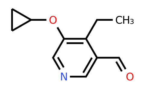 CAS 1243357-29-0 | 5-Cyclopropoxy-4-ethylnicotinaldehyde