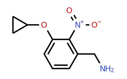 CAS 1243357-35-8 | (3-Cyclopropoxy-2-nitrophenyl)methanamine