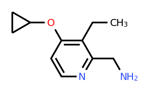 CAS 1243357-36-9 | (4-Cyclopropoxy-3-ethylpyridin-2-YL)methanamine