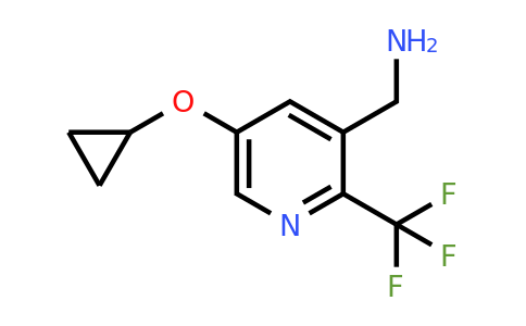 CAS 1243357-38-1 | (5-Cyclopropoxy-2-(trifluoromethyl)pyridin-3-YL)methanamine