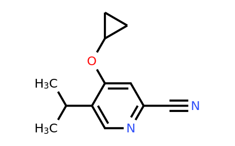 CAS 1243357-39-2 | 4-Cyclopropoxy-5-isopropylpicolinonitrile