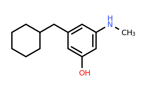 CAS 1243357-40-5 | 3-(Cyclohexylmethyl)-5-(methylamino)phenol