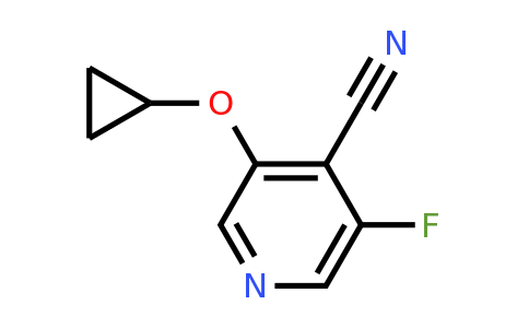 CAS 1243357-44-9 | 3-Cyclopropoxy-5-fluoroisonicotinonitrile
