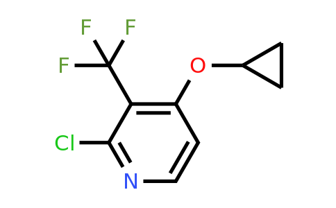 CAS 1243357-45-0 | 2-Chloro-4-cyclopropoxy-3-(trifluoromethyl)pyridine