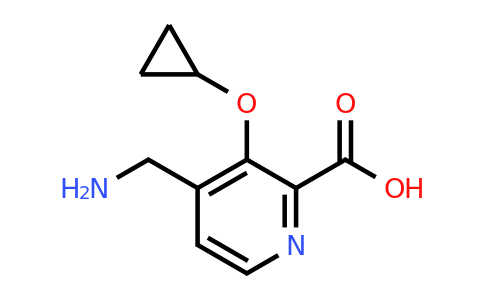 CAS 1243357-46-1 | 4-(Aminomethyl)-3-cyclopropoxypicolinic acid