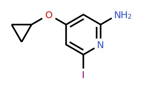 CAS 1243357-49-4 | 4-Cyclopropoxy-6-iodopyridin-2-amine