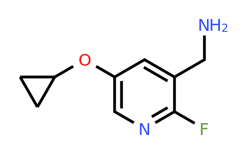 CAS 1243357-50-7 | (5-Cyclopropoxy-2-fluoropyridin-3-YL)methanamine