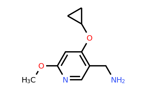 CAS 1243357-54-1 | (4-Cyclopropoxy-6-methoxypyridin-3-YL)methanamine
