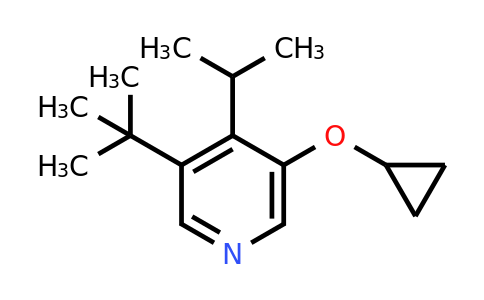 CAS 1243357-59-6 | 3-Tert-butyl-5-cyclopropoxy-4-isopropylpyridine
