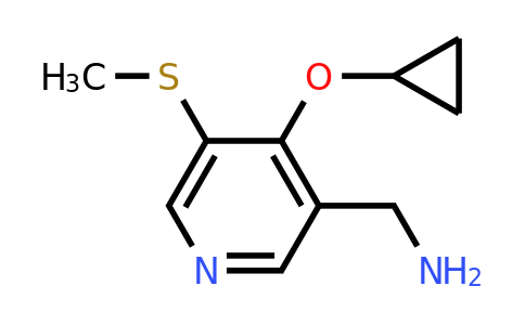 CAS 1243357-60-9 | (4-Cyclopropoxy-5-(methylthio)pyridin-3-YL)methanamine