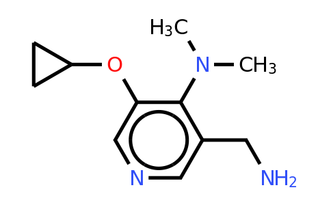 CAS 1243357-62-1 | 3-(Aminomethyl)-5-cyclopropoxy-N,n-dimethylpyridin-4-amine
