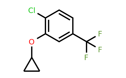 CAS 1243357-67-6 | 1-Chloro-2-cyclopropoxy-4-(trifluoromethyl)benzene