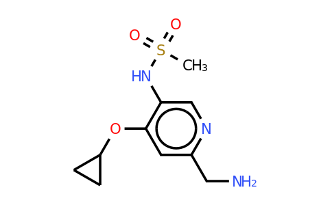 CAS 1243357-68-7 | N-(6-(aminomethyl)-4-cyclopropoxypyridin-3-YL)methanesulfonamide