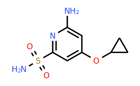 CAS 1243357-70-1 | 6-Amino-4-cyclopropoxypyridine-2-sulfonamide