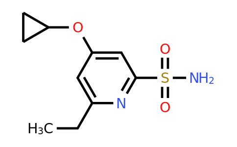 CAS 1243357-85-8 | 4-Cyclopropoxy-6-ethylpyridine-2-sulfonamide
