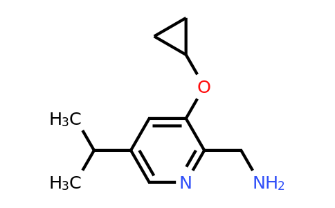 CAS 1243357-87-0 | (3-Cyclopropoxy-5-isopropylpyridin-2-YL)methanamine