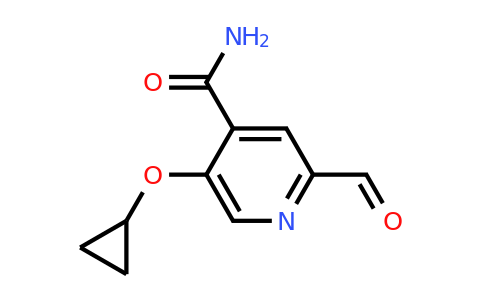 CAS 1243357-94-9 | 5-Cyclopropoxy-2-formylisonicotinamide