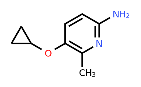 CAS 1243357-99-4 | 5-Cyclopropoxy-6-methylpyridin-2-amine