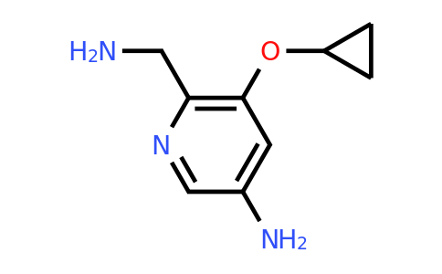CAS 1243358-01-1 | 6-(Aminomethyl)-5-cyclopropoxypyridin-3-amine