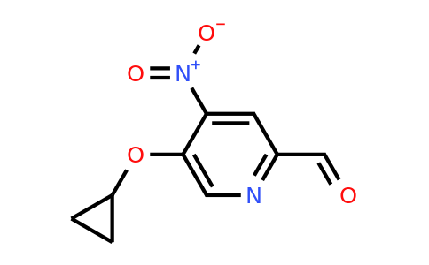 CAS 1243358-02-2 | 5-Cyclopropoxy-4-nitropicolinaldehyde