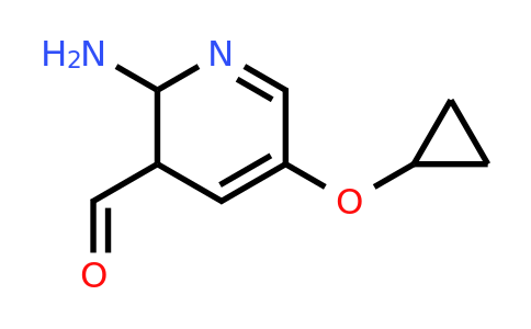 CAS 1243358-08-8 | 2-Amino-5-cyclopropoxy-2,3-dihydropyridine-3-carbaldehyde