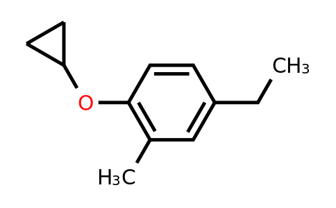 CAS 1243358-13-5 | 1-Cyclopropoxy-4-ethyl-2-methylbenzene