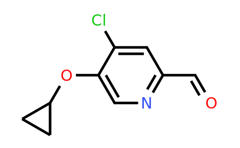 CAS 1243358-17-9 | 4-Chloro-5-cyclopropoxypicolinaldehyde
