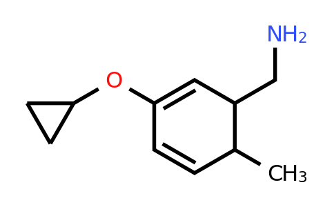 CAS 1243358-21-5 | (3-Cyclopropoxy-6-methylcyclohexa-2,4-dienyl)methanamine