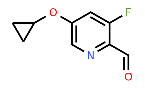 CAS 1243358-24-8 | 5-Cyclopropoxy-3-fluoropicolinaldehyde