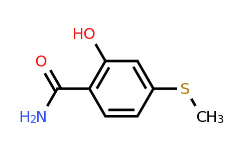CAS 1243358-27-1 | 2-Hydroxy-4-(methylsulfanyl)benzamide