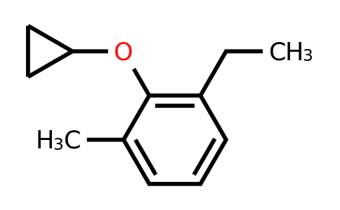 CAS 1243358-28-2 | 2-Cyclopropoxy-1-ethyl-3-methylbenzene