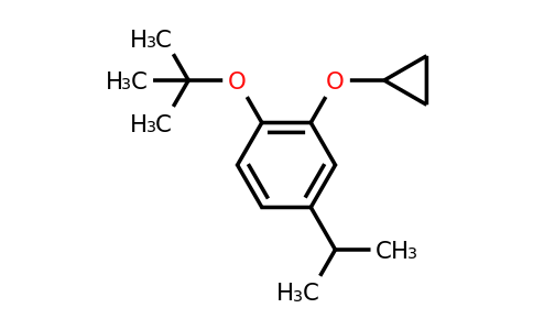 CAS 1243358-29-3 | 1-Tert-butoxy-2-cyclopropoxy-4-isopropylbenzene