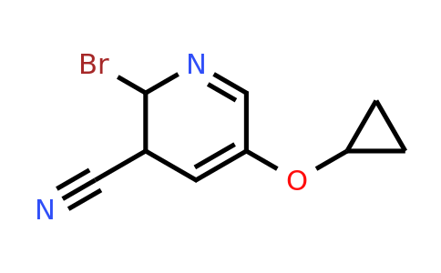 CAS 1243358-30-6 | 2-Bromo-5-cyclopropoxy-2,3-dihydropyridine-3-carbonitrile