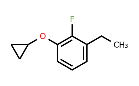 CAS 1243358-31-7 | 1-Cyclopropoxy-3-ethyl-2-fluorobenzene