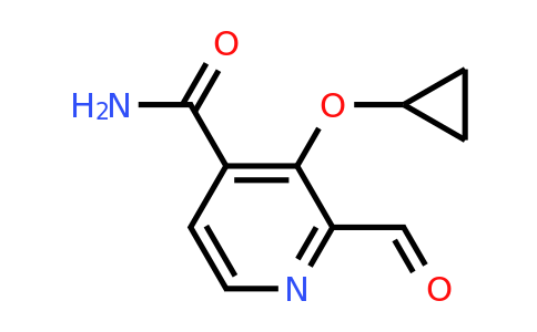 CAS 1243358-32-8 | 3-Cyclopropoxy-2-formylisonicotinamide