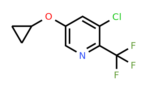 CAS 1243358-34-0 | 3-Chloro-5-cyclopropoxy-2-(trifluoromethyl)pyridine