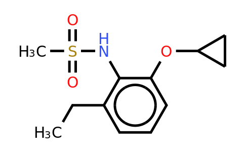 CAS 1243358-38-4 | N-(2-cyclopropoxy-6-ethylphenyl)methanesulfonamide