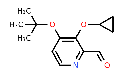 CAS 1243358-39-5 | 4-Tert-butoxy-3-cyclopropoxypicolinaldehyde