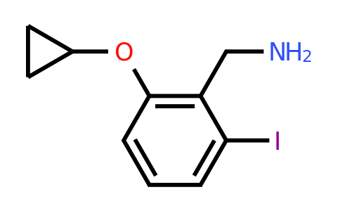 CAS 1243358-41-9 | (2-Cyclopropoxy-6-iodophenyl)methanamine