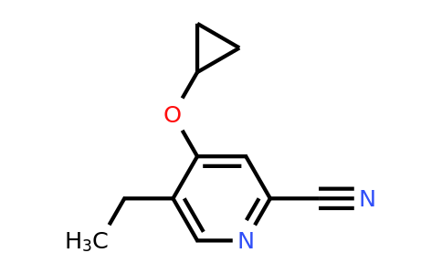 CAS 1243358-45-3 | 4-Cyclopropoxy-5-ethylpicolinonitrile