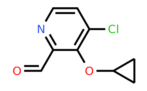 CAS 1243358-46-4 | 4-Chloro-3-cyclopropoxypicolinaldehyde