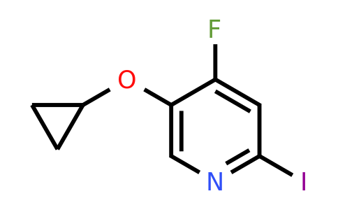 CAS 1243358-48-6 | 5-Cyclopropoxy-4-fluoro-2-iodopyridine