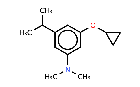 CAS 1243358-50-0 | 3-Cyclopropoxy-5-isopropyl-N,n-dimethylaniline