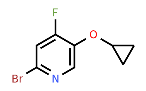 CAS 1243358-54-4 | 2-Bromo-5-cyclopropoxy-4-fluoropyridine