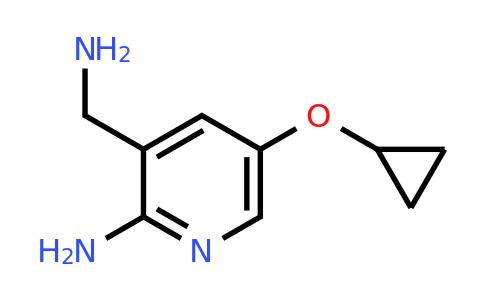 CAS 1243358-55-5 | 3-(Aminomethyl)-5-cyclopropoxypyridin-2-amine