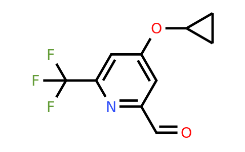 CAS 1243358-57-7 | 4-Cyclopropoxy-6-(trifluoromethyl)picolinaldehyde